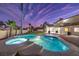 Inviting swimming pool with spa and ample deck space at 5750 Edna Ave, Las Vegas, NV 89146