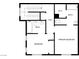 Second floor plan with primary and secondary bedrooms at 5965 Palmilla St # 2, North Las Vegas, NV 89031