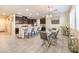 Open concept kitchen, island with seating, stainless steel appliances at 6737 Fast Brook Ct, North Las Vegas, NV 89084