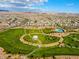 Community green space with a gazebo and walking paths at 724 Last Dance Pl, Henderson, NV 89011