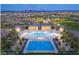 Community pool area with lap pool and recreational pool at 724 Last Dance Pl, Henderson, NV 89011