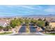 Aerial view of houses and community entrance at 7576 Windy Meadow Ave, Las Vegas, NV 89178