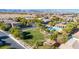 Aerial view of community pool, park and homes at 7576 Windy Meadow Ave, Las Vegas, NV 89178