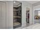 Large walk-in shower with glass enclosure and adjacent closet at 8970 Rancho Durango Ct, Las Vegas, NV 89148