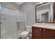 Bathroom with shower, toilet and vanity at 8970 Rancho Durango Ct, Las Vegas, NV 89148