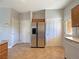 Kitchen area with stainless steel refrigerator and pantry at 8971 Dallas Ridge Ave, Las Vegas, NV 89178