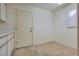 Laundry room with a door and window, good storage space at 9520 Sundial Dr, Las Vegas, NV 89134