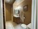 Bathroom with single sink vanity and toilet at , Las Vegas, NV 89118