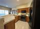 Kitchen with stainless steel appliances and wood cabinets at , Las Vegas, NV 89118