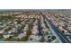 Aerial view showcasing neighborhood and surrounding area at 10032 Fox Springs Dr, Las Vegas, NV 89117