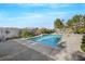 Refreshing pool with spacious patio and view at 10032 Fox Springs Dr, Las Vegas, NV 89117