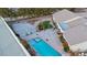 Lovely pool and spa with spacious patio at 10032 Fox Springs Dr, Las Vegas, NV 89117