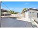 Backyard view with shed and patio at 1206 Douglas Dr, Las Vegas, NV 89102