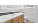 Updated bathroom with new vanity and tile at 1206 Douglas Dr, Las Vegas, NV 89102