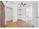 Hall closet with tile floors and ample shelving at 1206 Douglas Dr, Las Vegas, NV 89102