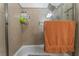 Clean shower stall with tiled walls and a glass door for a spa-like experience at 2690 Diamante Cir, Las Vegas, NV 89121