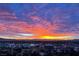 Stunning aerial view of city skyline at sunset at 3111 Bel Air Dr # 20H, Las Vegas, NV 89109