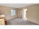 Bedroom with access to bathroom and a window at 3145 E Flamingo Rd # 2122, Las Vegas, NV 89121