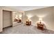 Bedroom with mirrored closet and nightstands at 3145 E Flamingo Rd # 2122, Las Vegas, NV 89121
