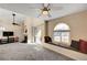 Spacious living room with fireplace and window seat at 3145 E Flamingo Rd # 2122, Las Vegas, NV 89121