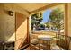 Private patio with table and chairs, great views at 3145 E Flamingo Rd # 2122, Las Vegas, NV 89121