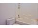 Simple bathroom with a bathtub and shower combination at 4101 Birchmont St, Las Vegas, NV 89130