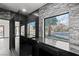 Modern bathroom with large window and shower at 4255 W State Highway 168, Moapa, NV 89025