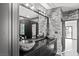 Double vanity bathroom with stone vessel sinks at 4255 W State Highway 168, Moapa, NV 89025