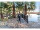 Charming footbridge leading over the pond at 4255 W State Highway 168, Moapa, NV 89025