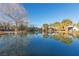 Serene pond reflecting the surrounding landscape at 4255 W State Highway 168, Moapa, NV 89025