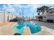 Stunning pool with diving board and plenty of space for sunbathing at 4818 El Tesoro Ave, Las Vegas, NV 89121
