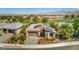 Luxury home with solar panels, two-car garage, and mountain views at 4884 E Cactus Canyon Dr, Pahrump, NV 89061