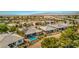 Community view showcasing multiple homes with pools and mountain views at 4884 E Cactus Canyon Dr, Pahrump, NV 89061