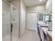 Modern bathroom with walk-in shower at 4884 E Cactus Canyon Dr, Pahrump, NV 89061