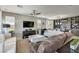 Relaxing living room with ample seating and built-in shelving at 4884 E Cactus Canyon Dr, Pahrump, NV 89061