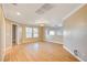 Large bedroom with hardwood floors and high ceilings at 6336 Fence Post St, Las Vegas, NV 89148