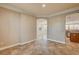 Spacious dining room with tile floors and arched entryway at 6336 Fence Post St, Las Vegas, NV 89148