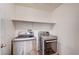 Laundry room with modern LG washer and dryer set at 6336 Fence Post St, Las Vegas, NV 89148