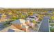 Two story home with solar panels and a large yard at 7258 Sashaying Spirit Ct, Las Vegas, NV 89131