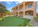 Wonderful backyard with putting green and patio at 7258 Sashaying Spirit Ct, Las Vegas, NV 89131