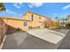 Private backyard basketball court with ample space at 7258 Sashaying Spirit Ct, Las Vegas, NV 89131