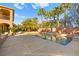 Large rectangular pool with ample patio space at 7258 Sashaying Spirit Ct, Las Vegas, NV 89131