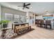 Kitchen dining area with wooden table and bench seating at 8068 Buena Vida St, Las Vegas, NV 89166