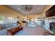 Open living area with a view of the kitchen and dining area at 8068 Buena Vida St, Las Vegas, NV 89166