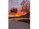 Stunning sunrise over the desert landscape and mountains at 8068 Buena Vida St, Las Vegas, NV 89166