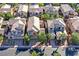 Aerial view of house and surrounding neighborhood at 8212 Opal Falls St, North Las Vegas, NV 89085