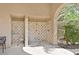 Community outdoor showers with tiled walls and benches at 8212 Opal Falls St, North Las Vegas, NV 89085