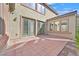 Backyard patio with double doors leading to the interior at 8212 Opal Falls St, North Las Vegas, NV 89085