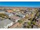 Aerial view of community with a walking path and homes at 8486 Insignia Ave # 101, Las Vegas, NV 89178