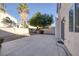 Private backyard with patio and gravel landscaping at 8560 Lost Gold Ave, Las Vegas, NV 89129